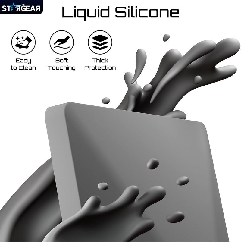 STARGEAR Starlink Mini Case, Mini Protective Cover Liquid Silicone Case for Starlink Satellite Dish, Accessories for Starlink Portable Full Cover Shell with Black Sticker - Image 3